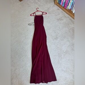 Lulus Mythical Kind Of Love Wine Red Maxi Dress - Size X-Small